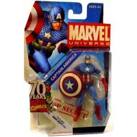 70 Years of Marvel Comics Captain America Action Figure   